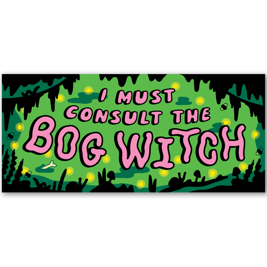 Bog Witch Sticker Bumper Sticker