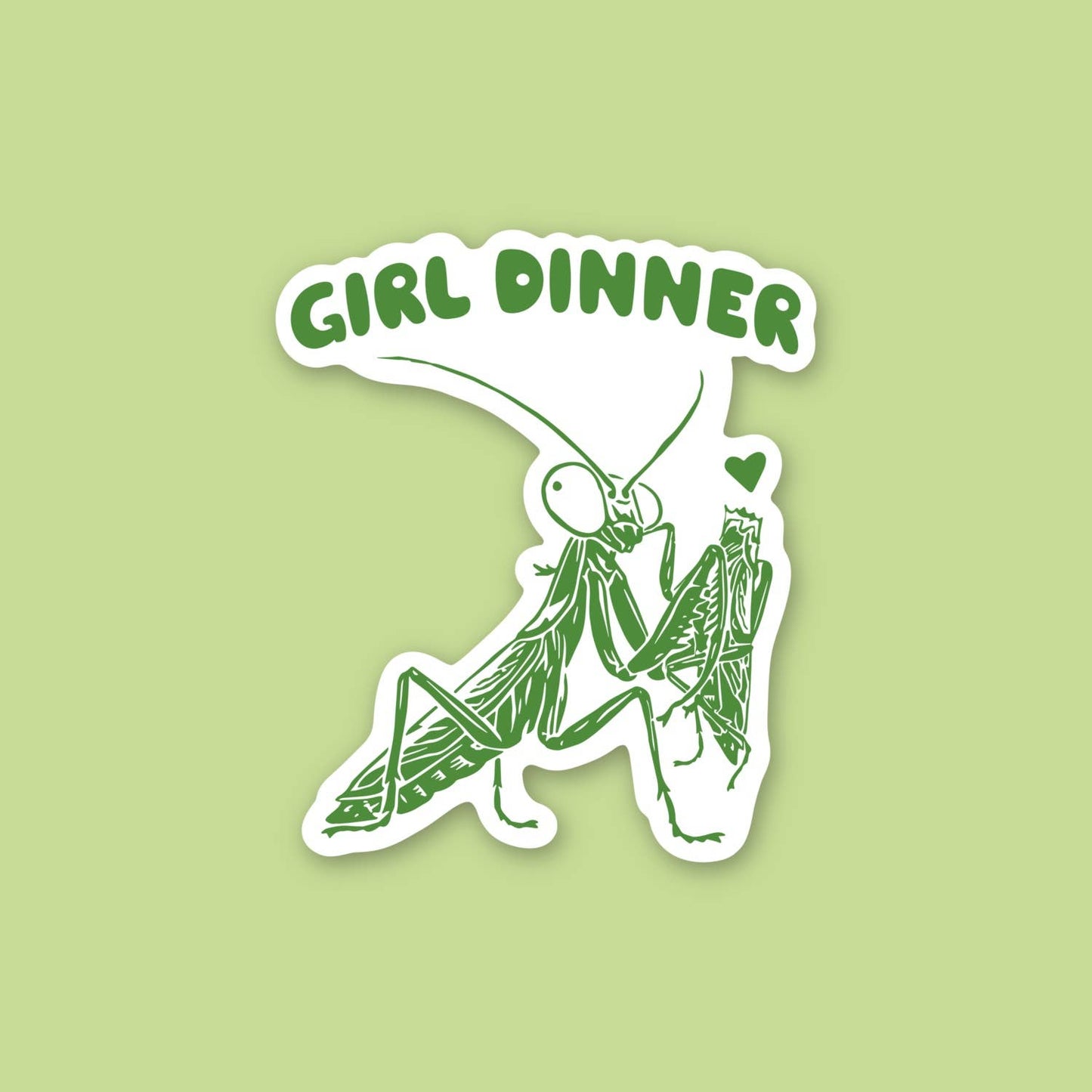 Girl Dinner Women’s Right Sticker