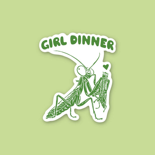 Girl Dinner Women’s Right Sticker