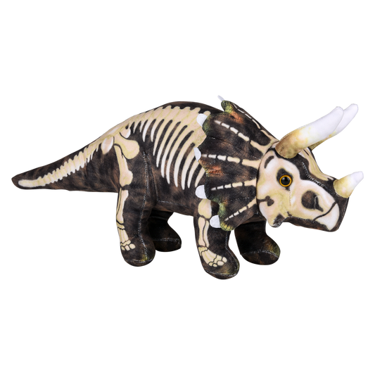 15.5" FOSSIL PRINT TRICERATOPS