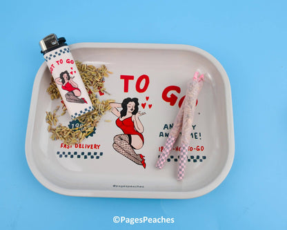 Hot To Go Rolling Tray