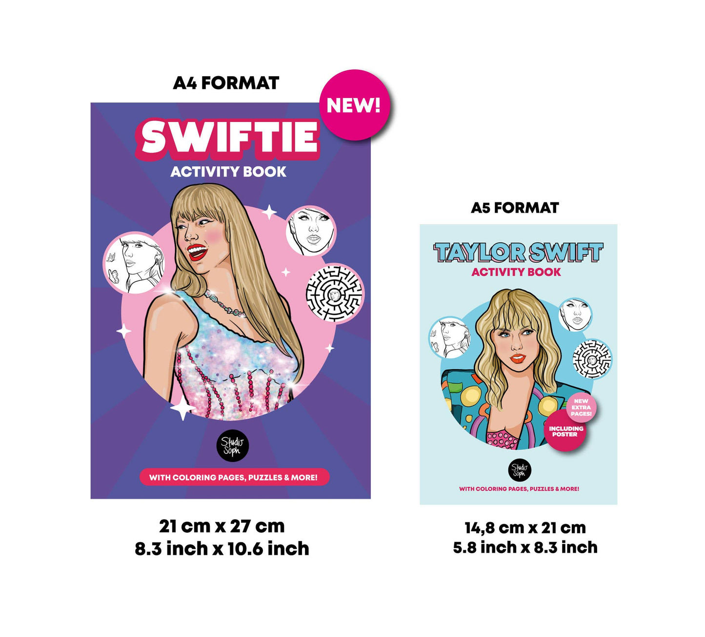 Taylor Swiftie Activity Book A4