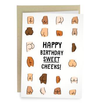 Sweet Cheeks Greeting Card