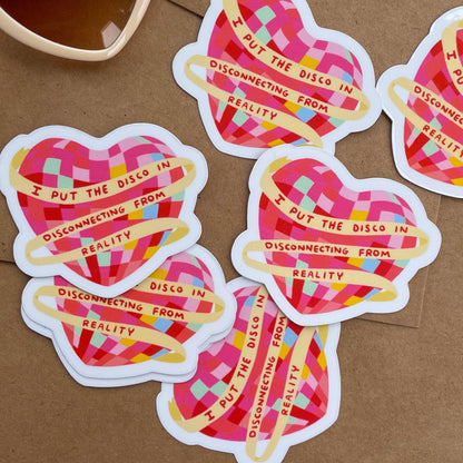 Disco in Disconnecting From Reality Sticker
