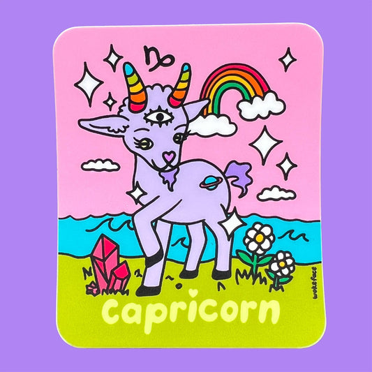 Capricorn Zodiac Sticker