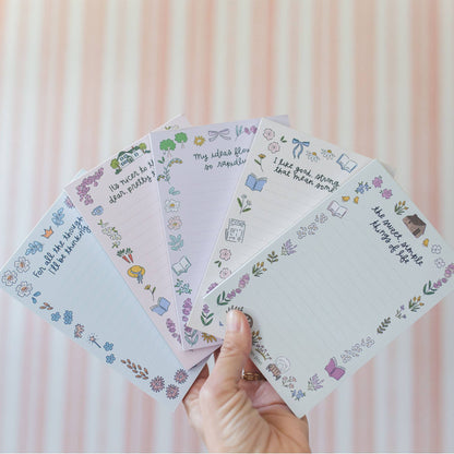 Thoughts I'll Be Thinking Wizard of Oz 4x6 Notepad