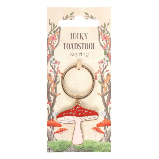 Lucky Toadstool Keychain