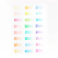 Pastel Hues Colored Pencils - Set of 24