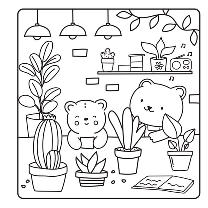 Rest & Relax: Coloring Book