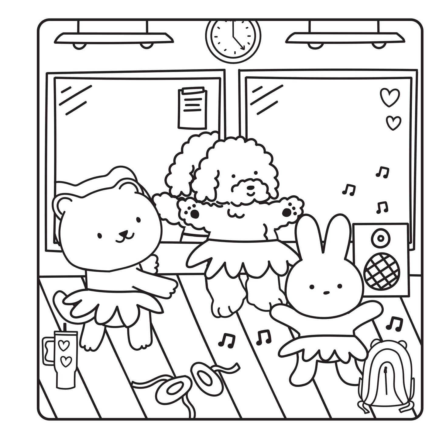 Rest & Relax: Coloring Book