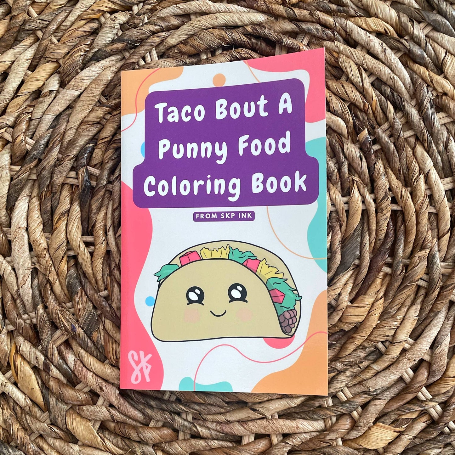 Taco Bout A Punny Food Coloring Book | All Ages Food Puns