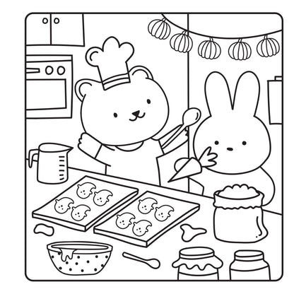 Sweet & Scary: Halloween Coloring Book