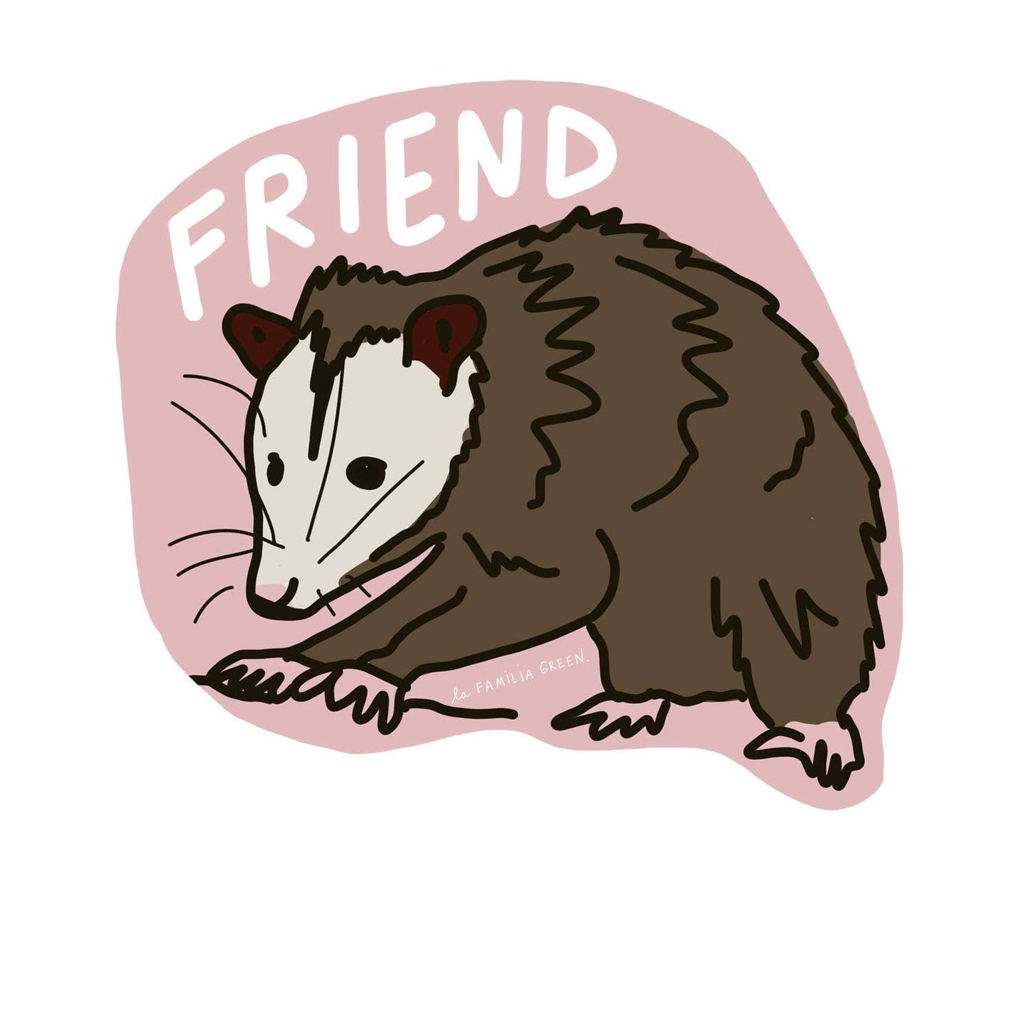 Possum Sticker