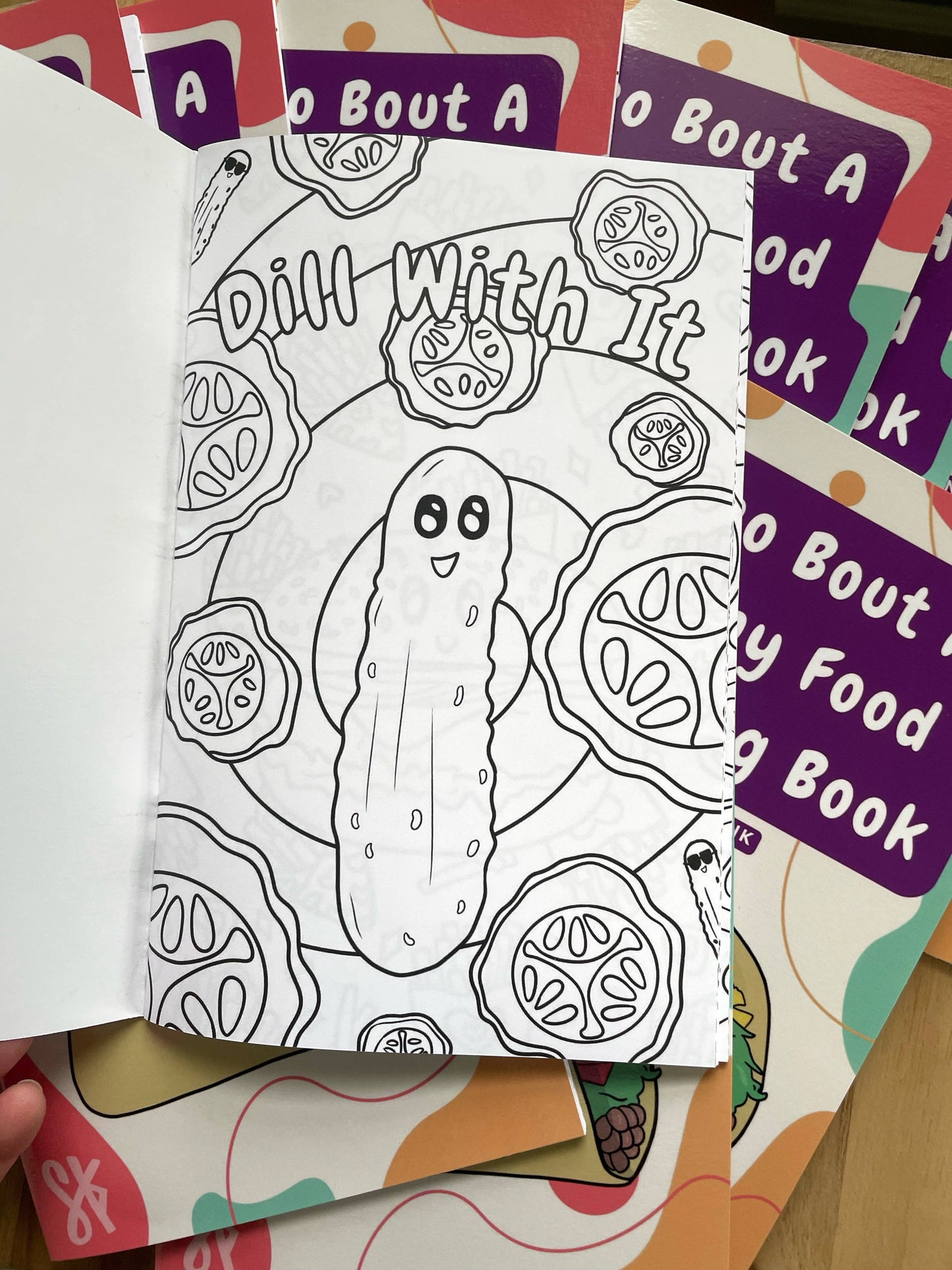 Taco Bout A Punny Food Coloring Book | All Ages Food Puns