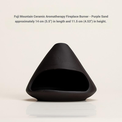 Purple Sand Mount Fuji Ceramic Incense Cone Burner