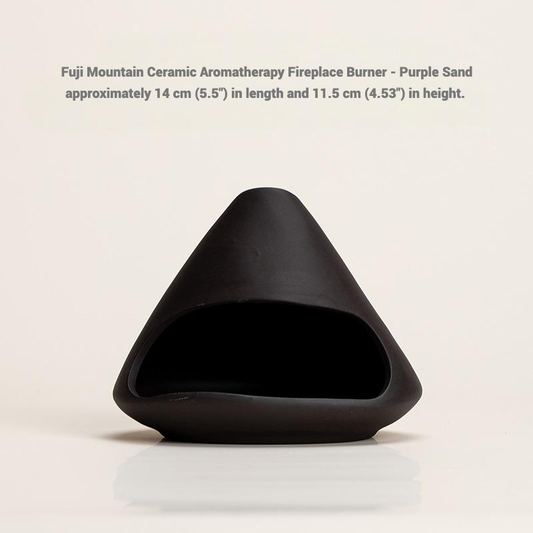 Purple Sand Mount Fuji Ceramic Incense Cone Burner