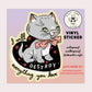 Destroy Kitten Sticker