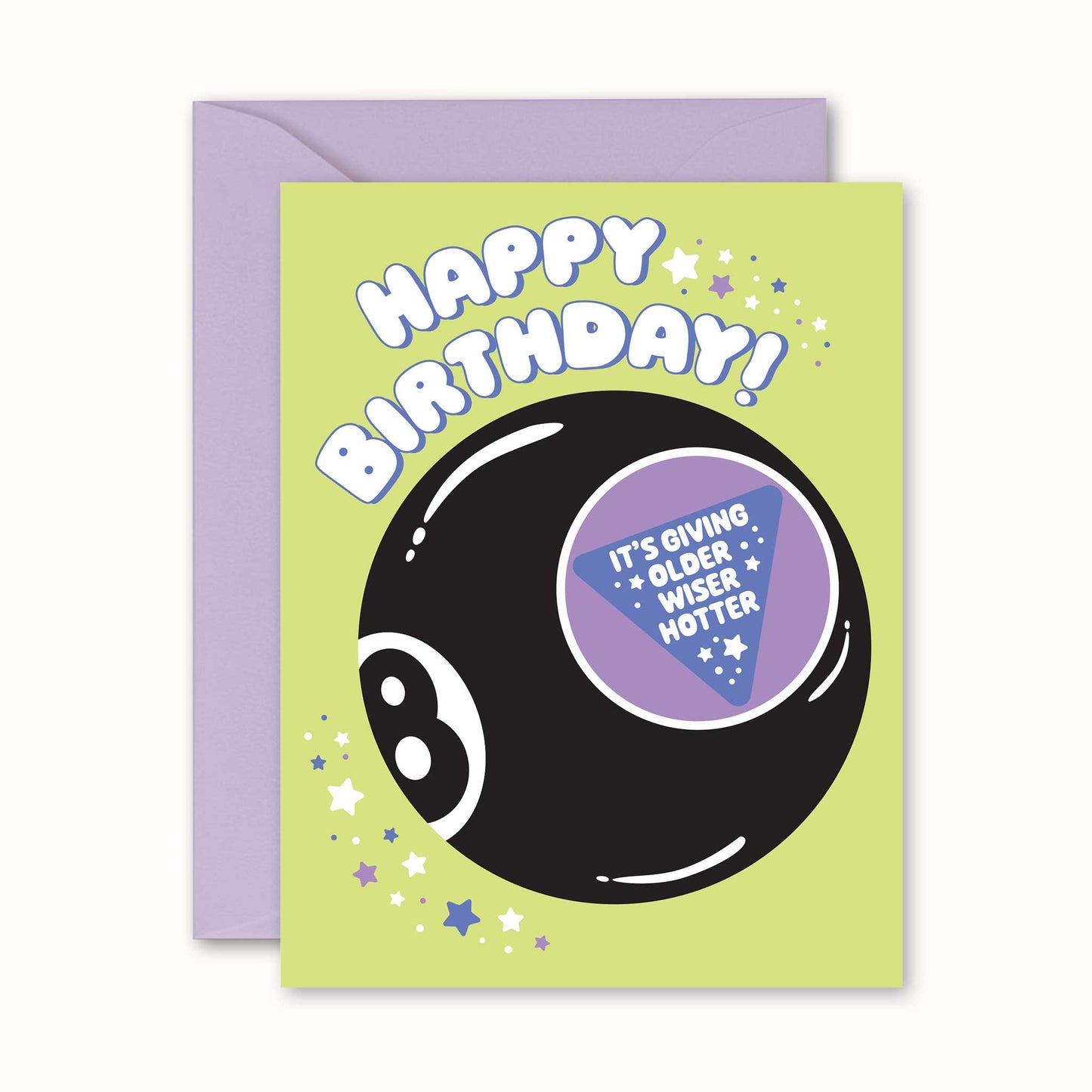 Magic 8 Ball Funny Birthday Greeting Card