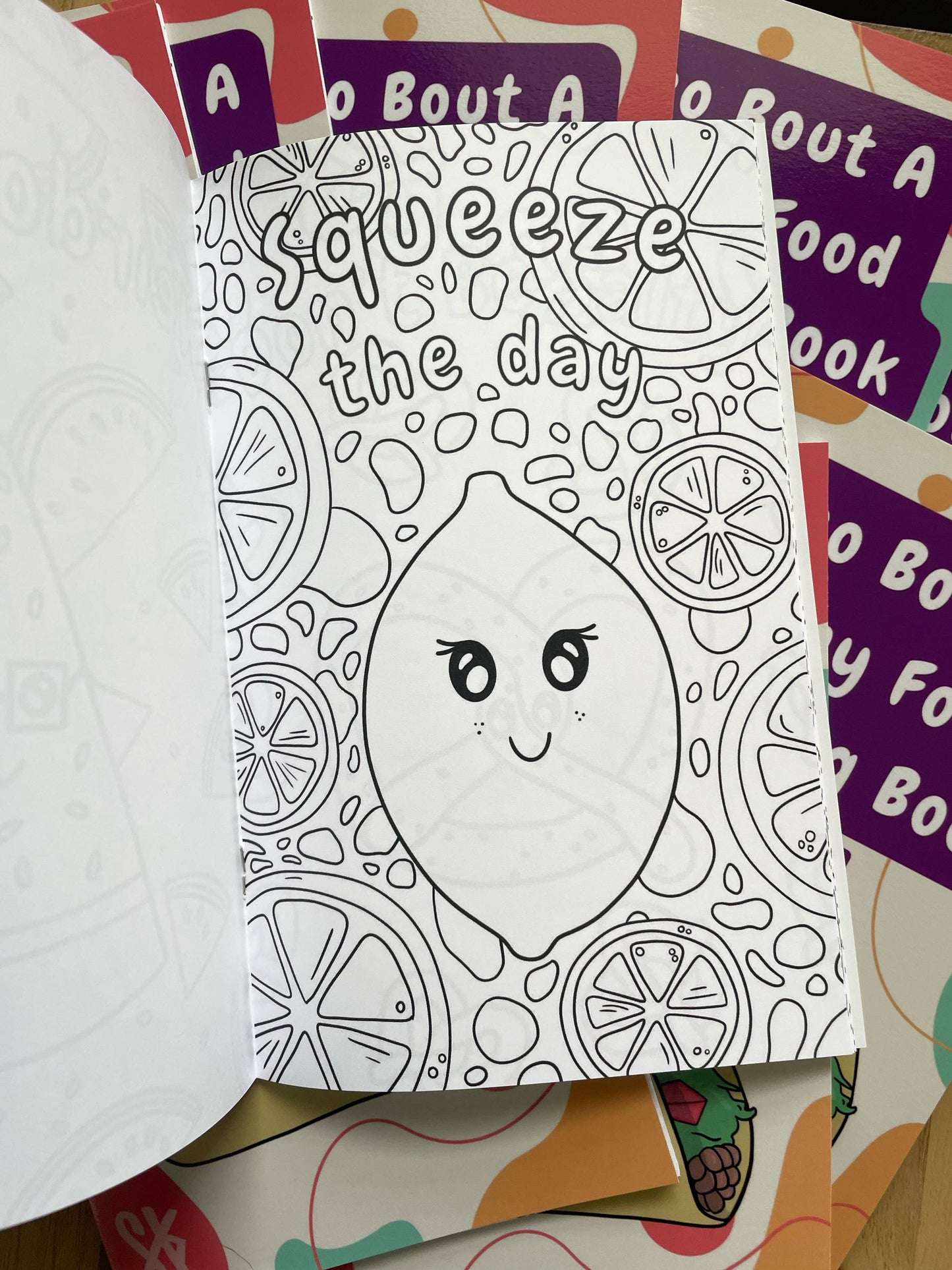 Taco Bout A Punny Food Coloring Book | All Ages Food Puns