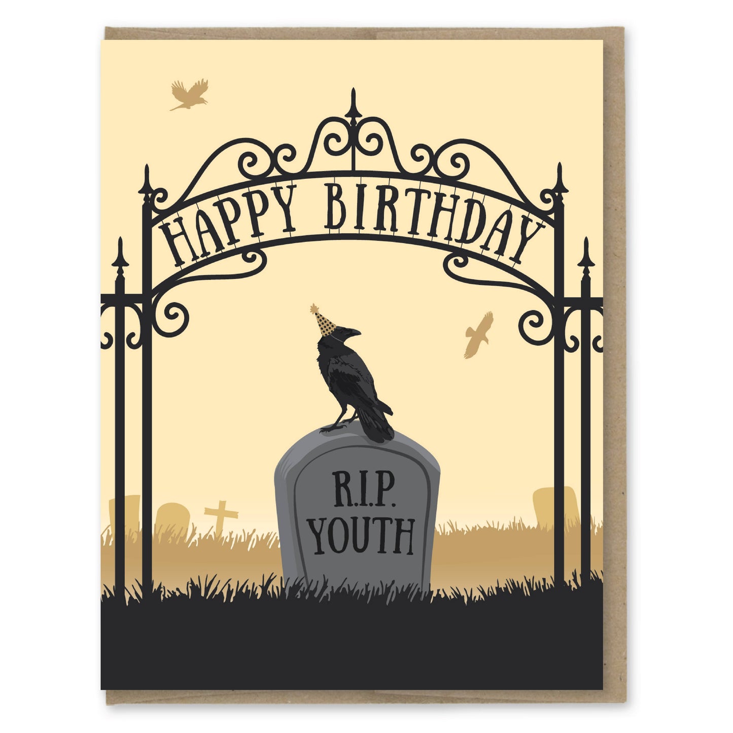 RIP Youth Funny Birthday Card