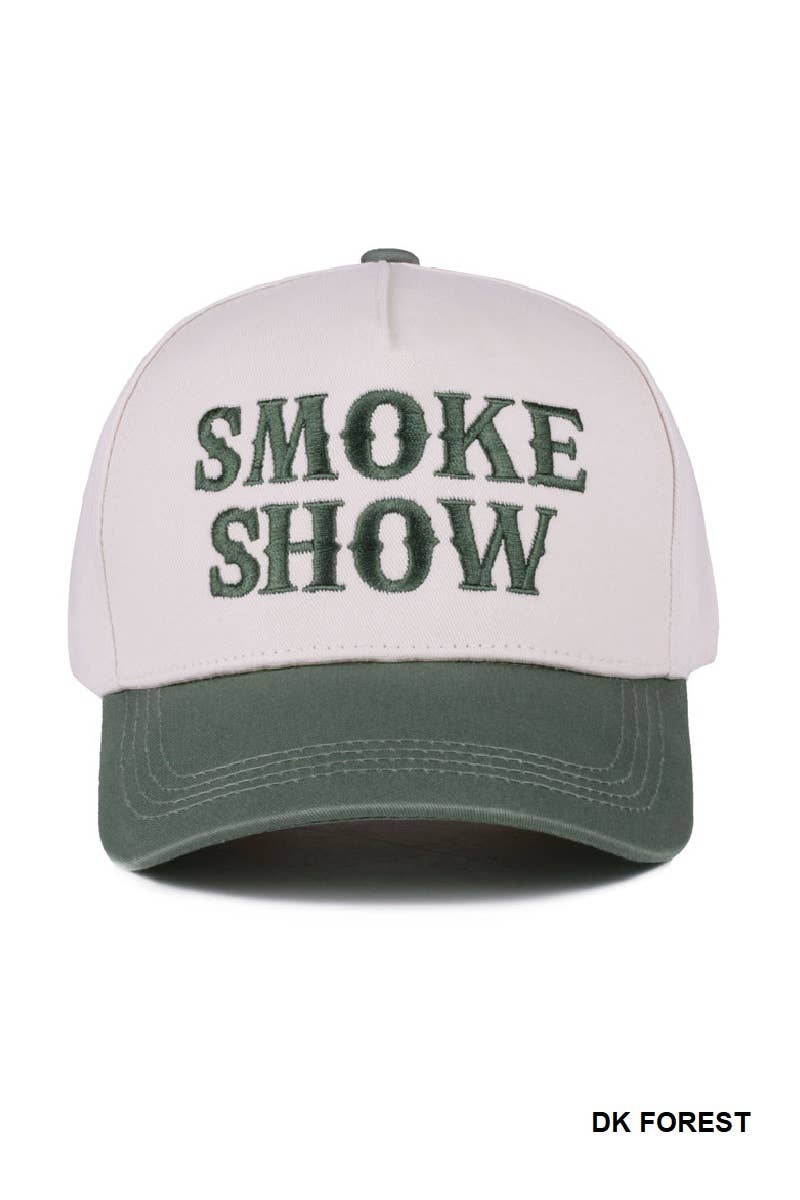 Dk Forest Smoke Show Two Tone Canvas Cotton Hat
