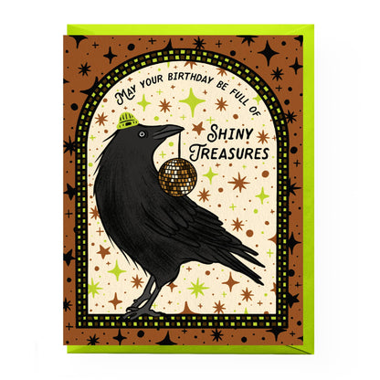 Crow Birthday Card