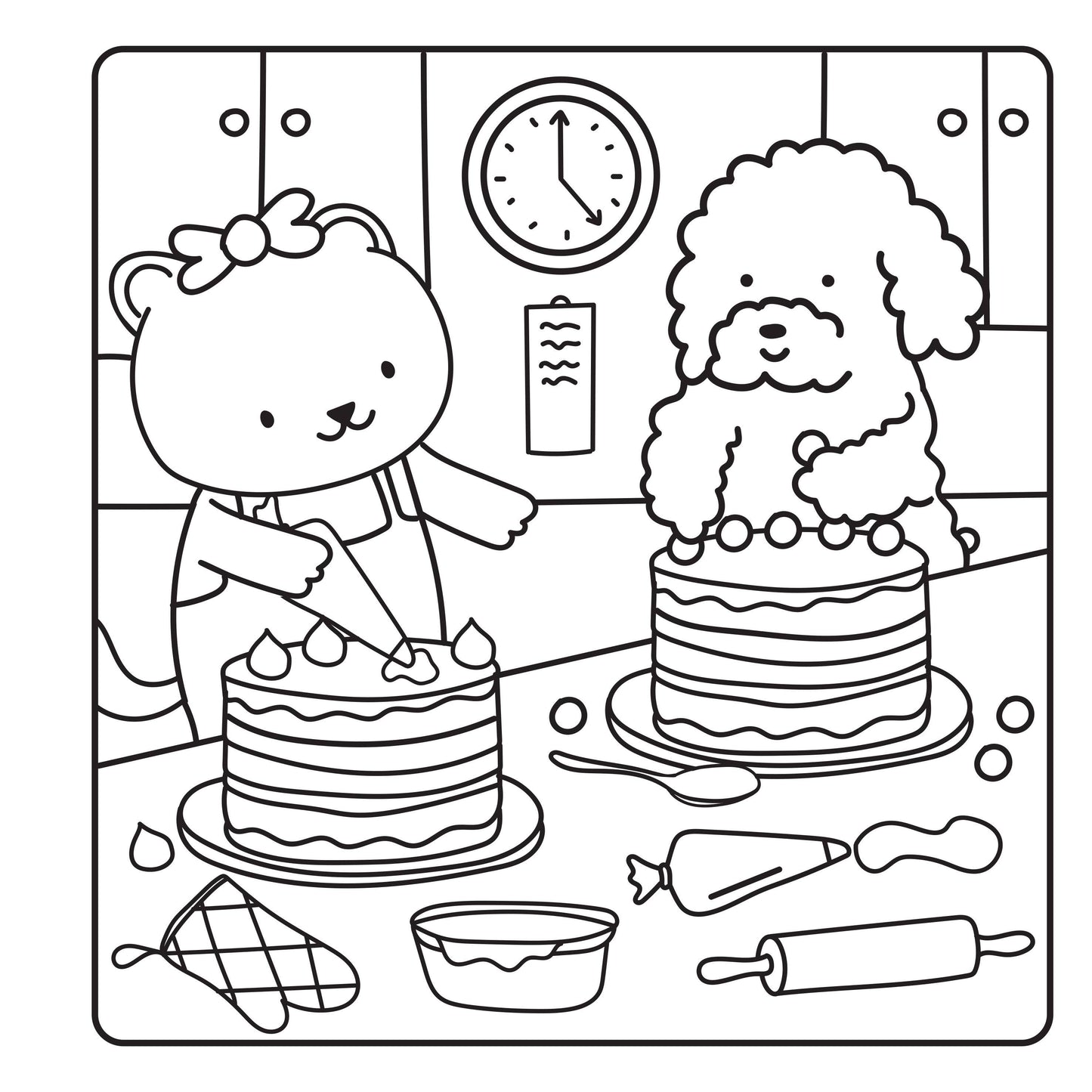 Sweet Life Coloring Book
