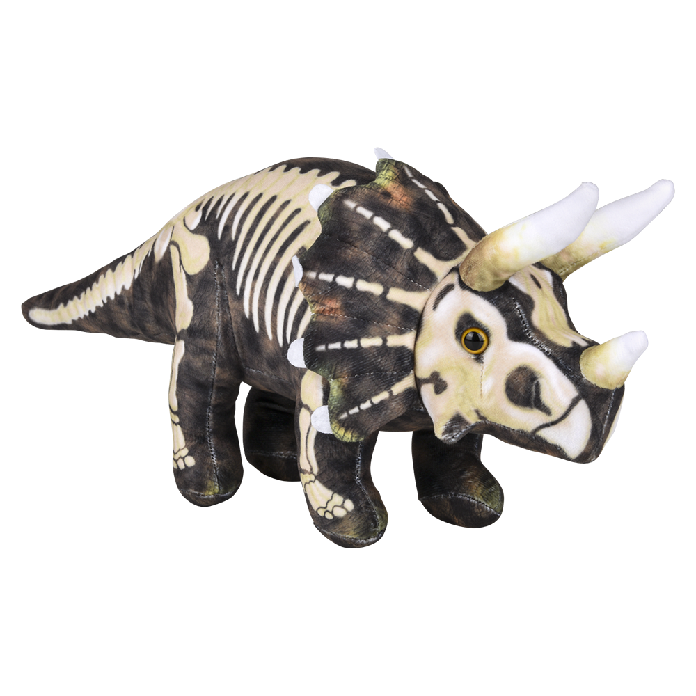 15.5" FOSSIL PRINT TRICERATOPS