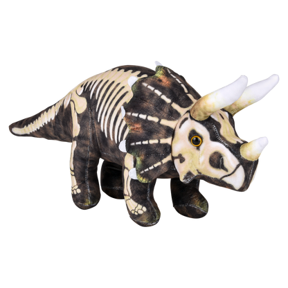 15.5" FOSSIL PRINT TRICERATOPS