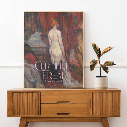 Certified Freak Art Print, 8x10