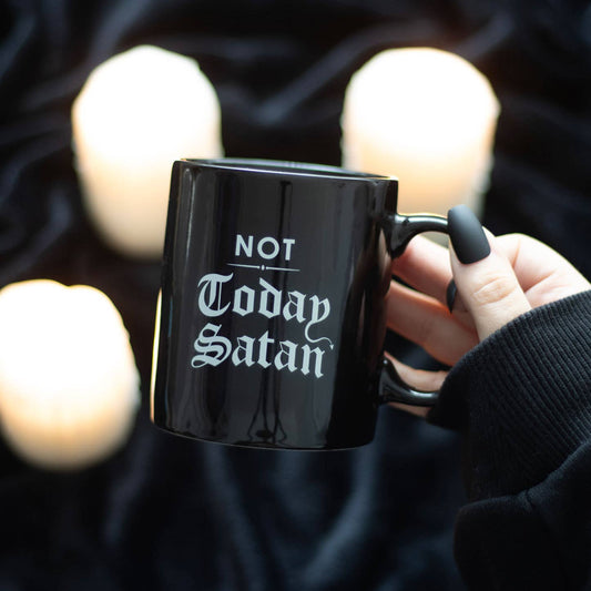 Gothic Not Today Satan Coffee Mug