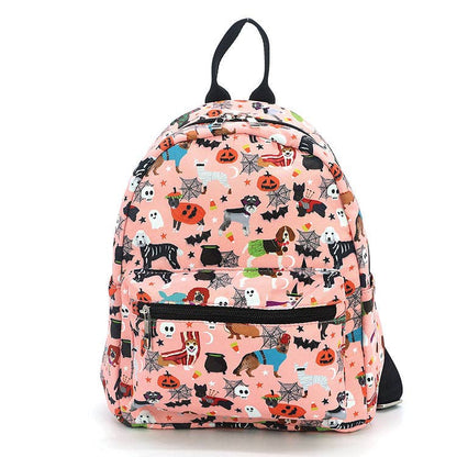 Halloween Dog Costume Party Mini Backpack in Polyester