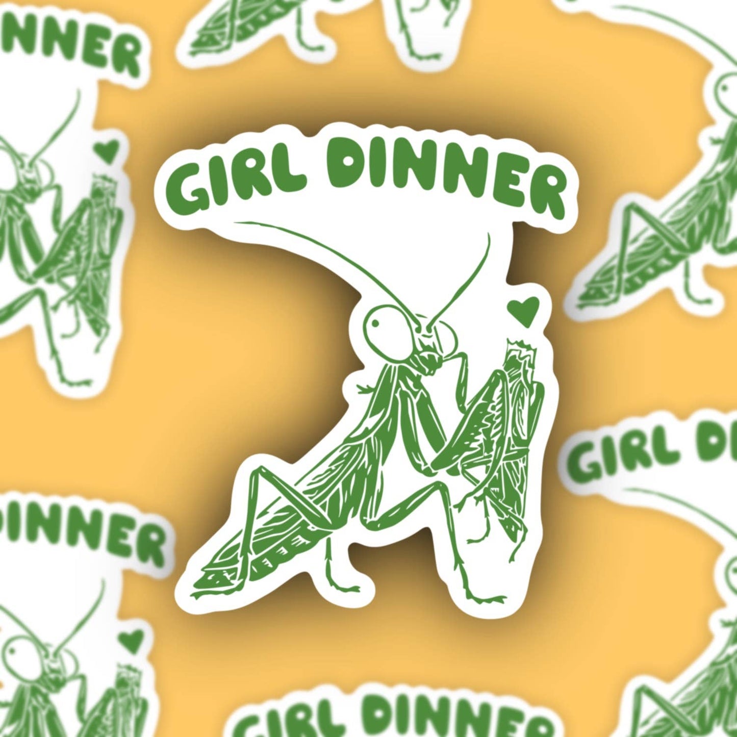 Girl Dinner Women’s Right Sticker