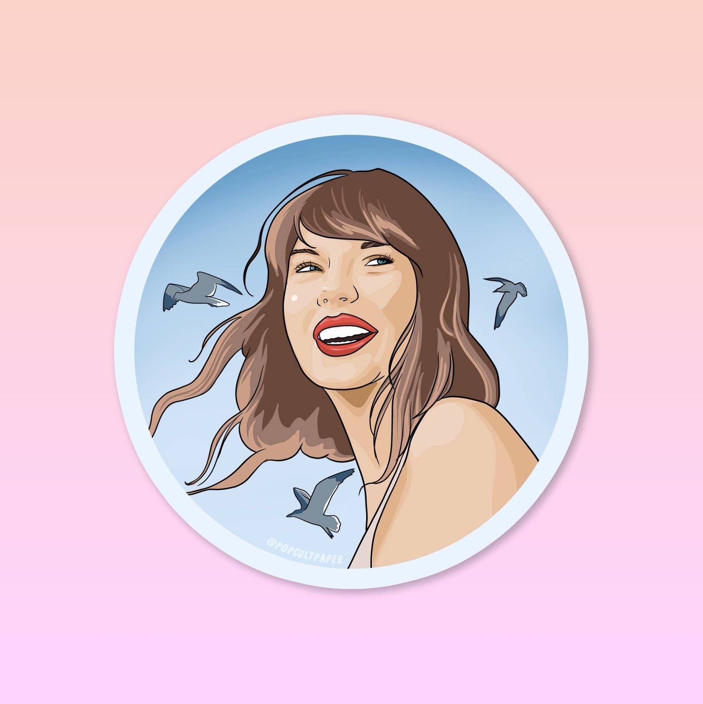 1989 Round Taylor Swift Sticker