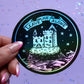 Leave Me Alone - Holographic Sticker