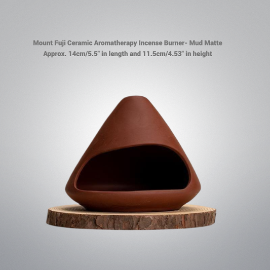 Mud Mount Fuji Ceramic Incense Cone Burner