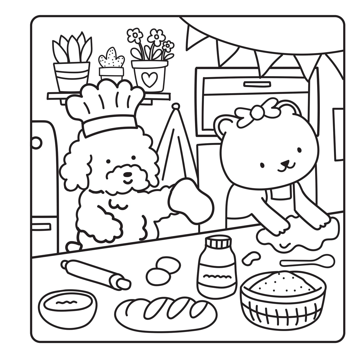 Sweet Life Coloring Book