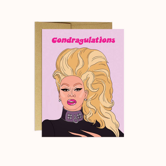 Condragulations Greeting Card