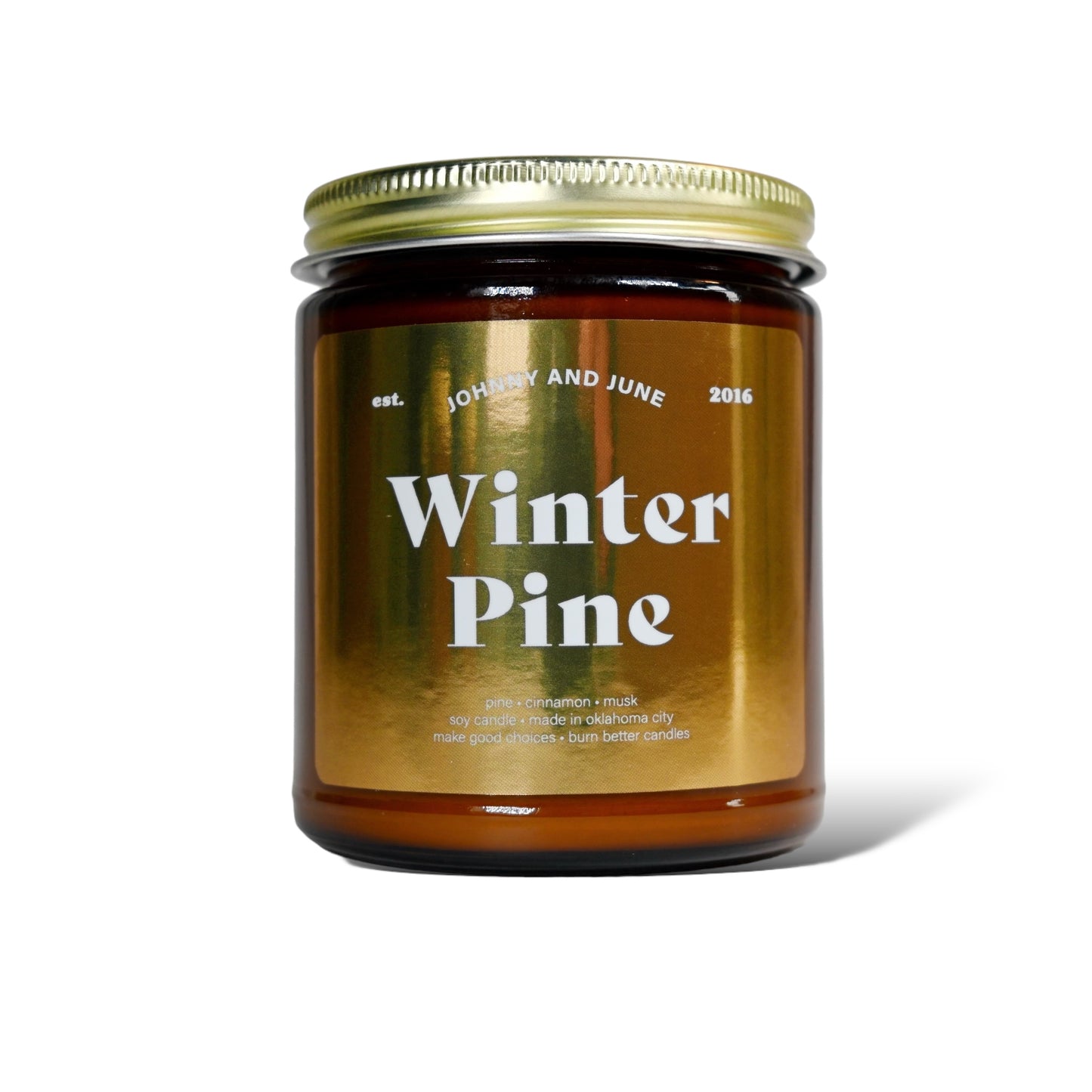 Winter Pine Holiday Soy Candle