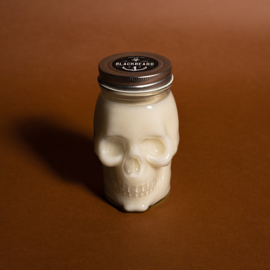 Blackbeard Skull Soy Candle