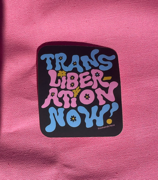 Trans Liberation Now Sticker