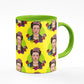 Frida Kahlo Green Coffee Mug