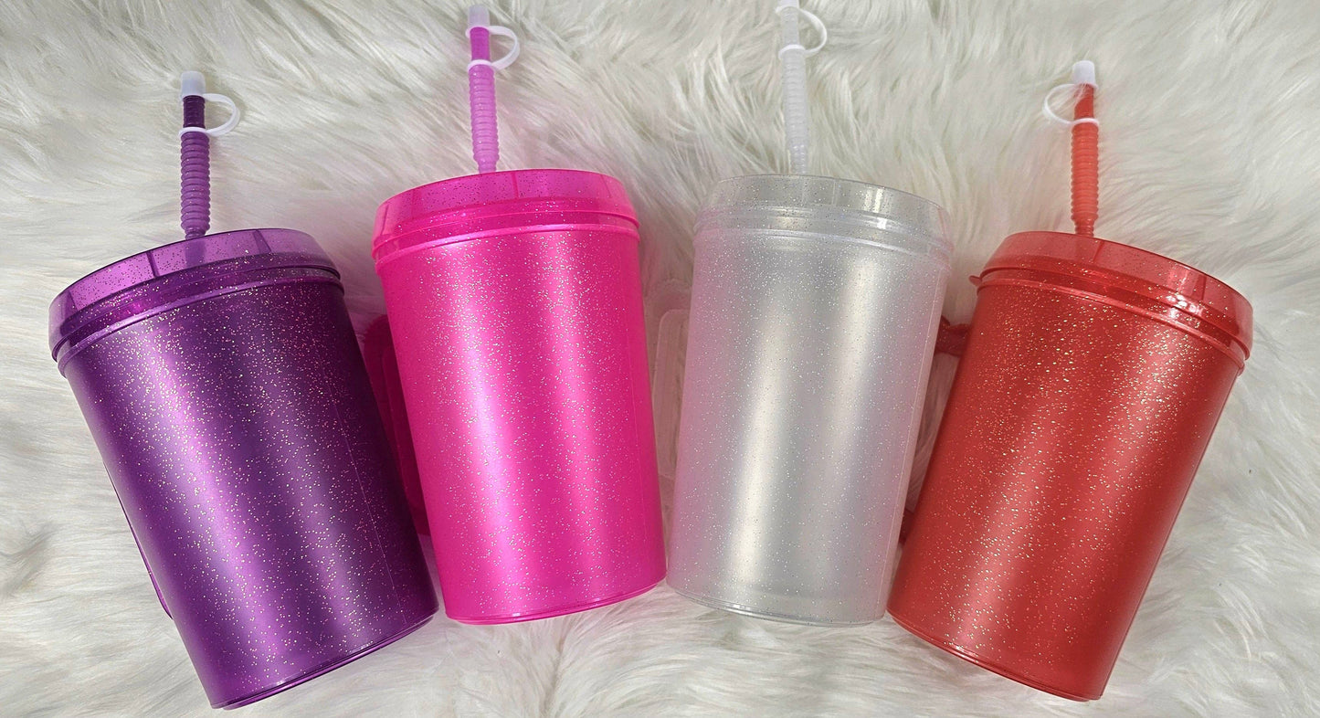 Dr Pepp Girly HIP SIPS Mega Trucker Mug 34oz: Red / Single Sided Graphic