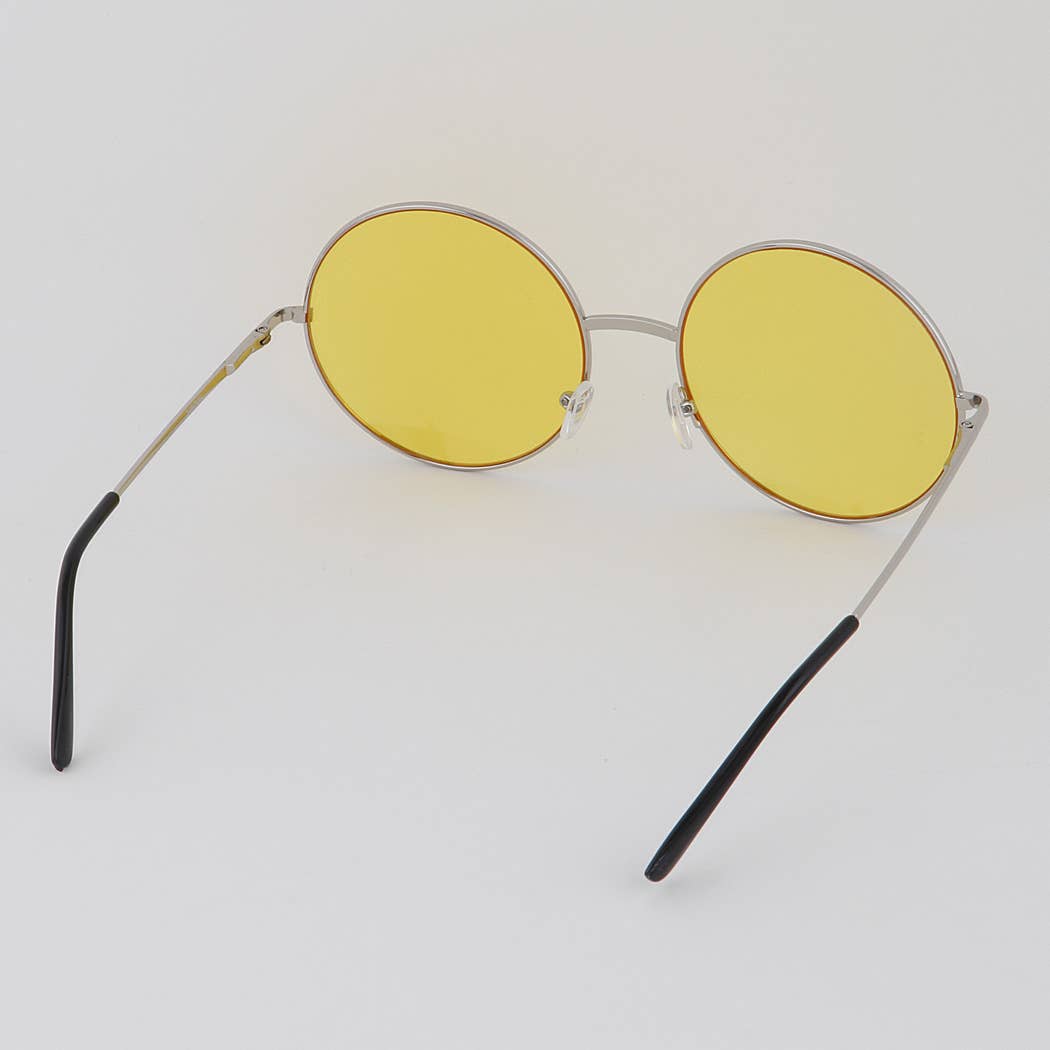 Tinted Round Sunglasses, Assorted Colors