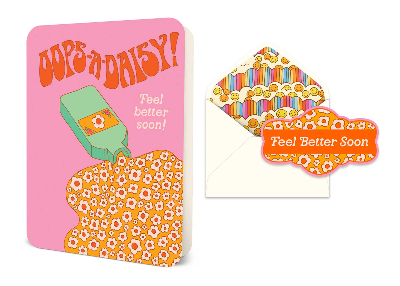 Oops-a-Daisy Deluxe Greeting Card