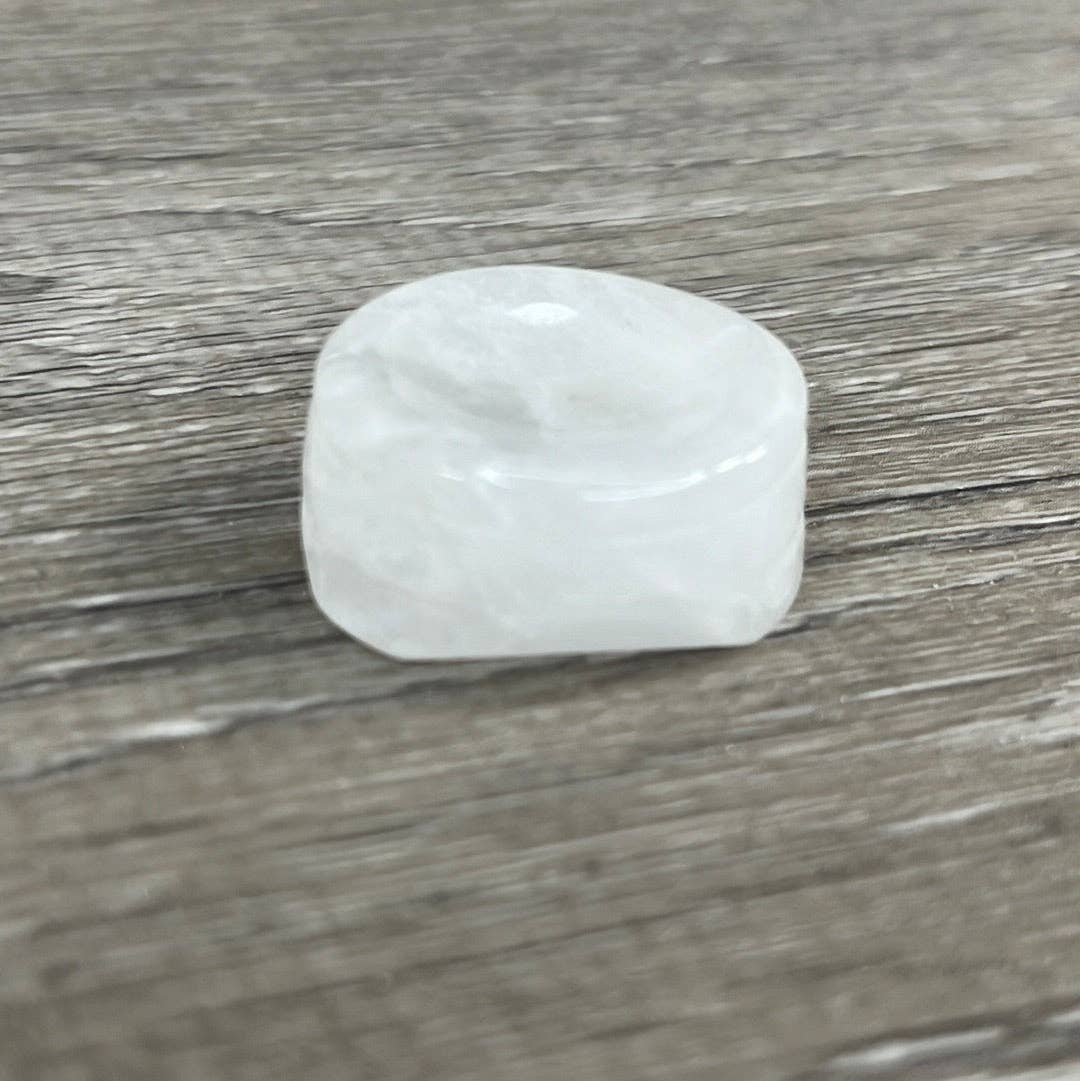 Howlite 1-Inch Gemstone Incense Cone Stand