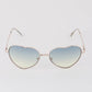 Heart Tinted Sunglasses, Assorted Colors