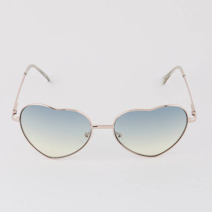 Heart Tinted Sunglasses, Assorted Colors