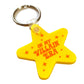 In My Villain Era Yellow Star Shaped Keychain