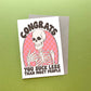 Congrats You Suck Less Than Most People Greeting Card